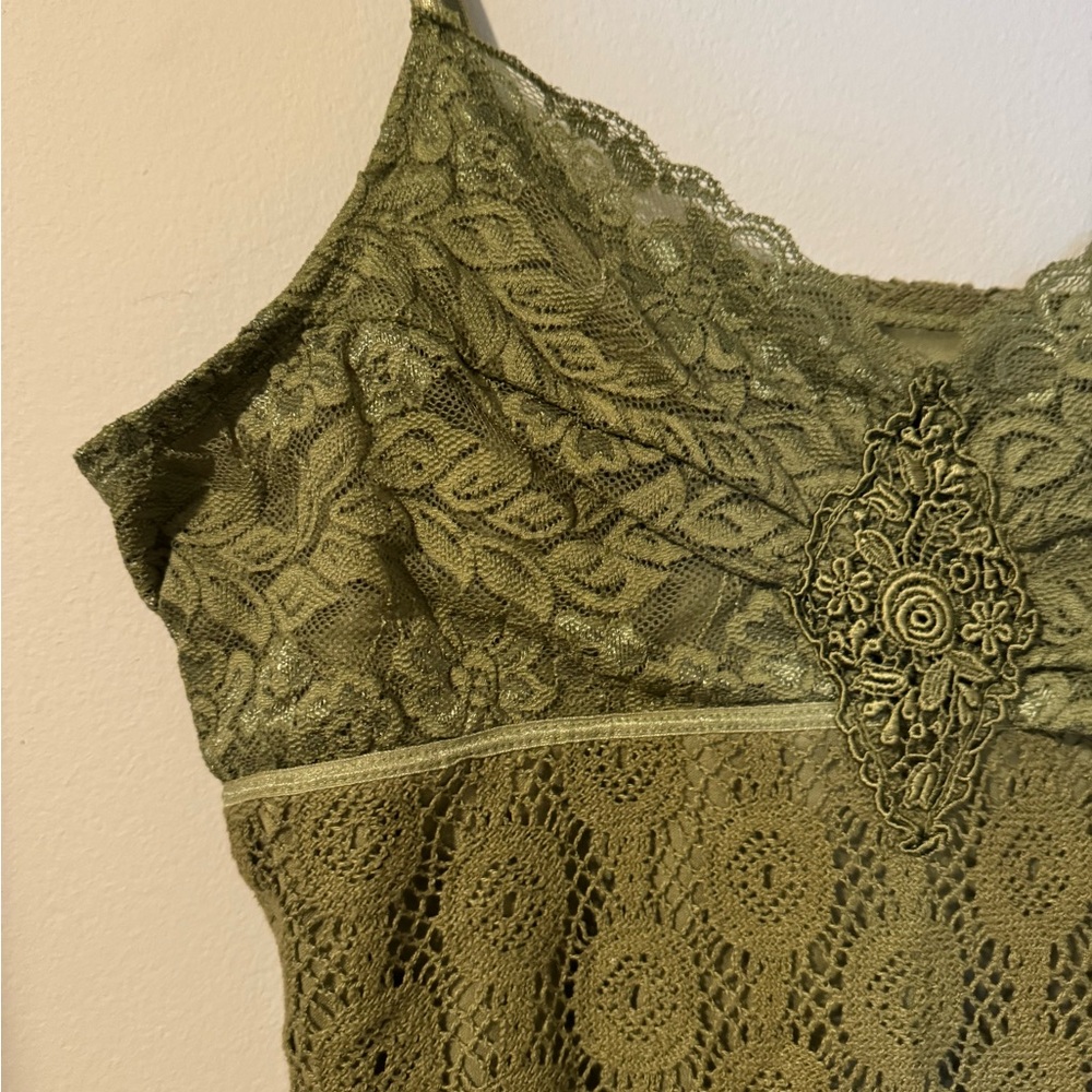 Green vintage y2k tank top